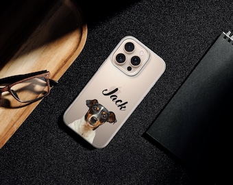 Custom Dog Phone Case Personalised Pet Cover for iPhone 17Pro 16E 15 14 13 Samsung S25 S24Fe S23 A56 A15 Pixel 10Pro XL 9A 8A 8Pro 7A 6A