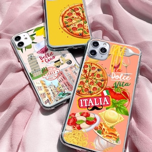 Italy Phone Case Italian Summer Cover Mediterranean Case for iPhone 16 15 14 13 12 11 Pixel 9 8 7A 6A Samsung S25 S24Ultra S23fe S22 A54 A34