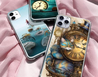 Funda para teléfono del Sombrerero Loco de Alicia en el País de las Maravillas: Funda blanda para iPhone, Samsung y Pixel