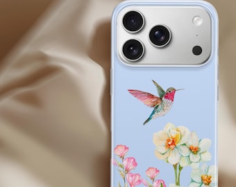 Spring Flowers Phone Case Snowdrop Cover Botanical Case for iPhone 17 Pro 16 15 Pro Samsung S26 S25 Ultra A57 A37 Pixel 10a 9 8Pro 7Pro