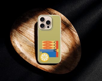 Sardines Phone Case: Tinned Fish Design, Matte TPU Gel Cover