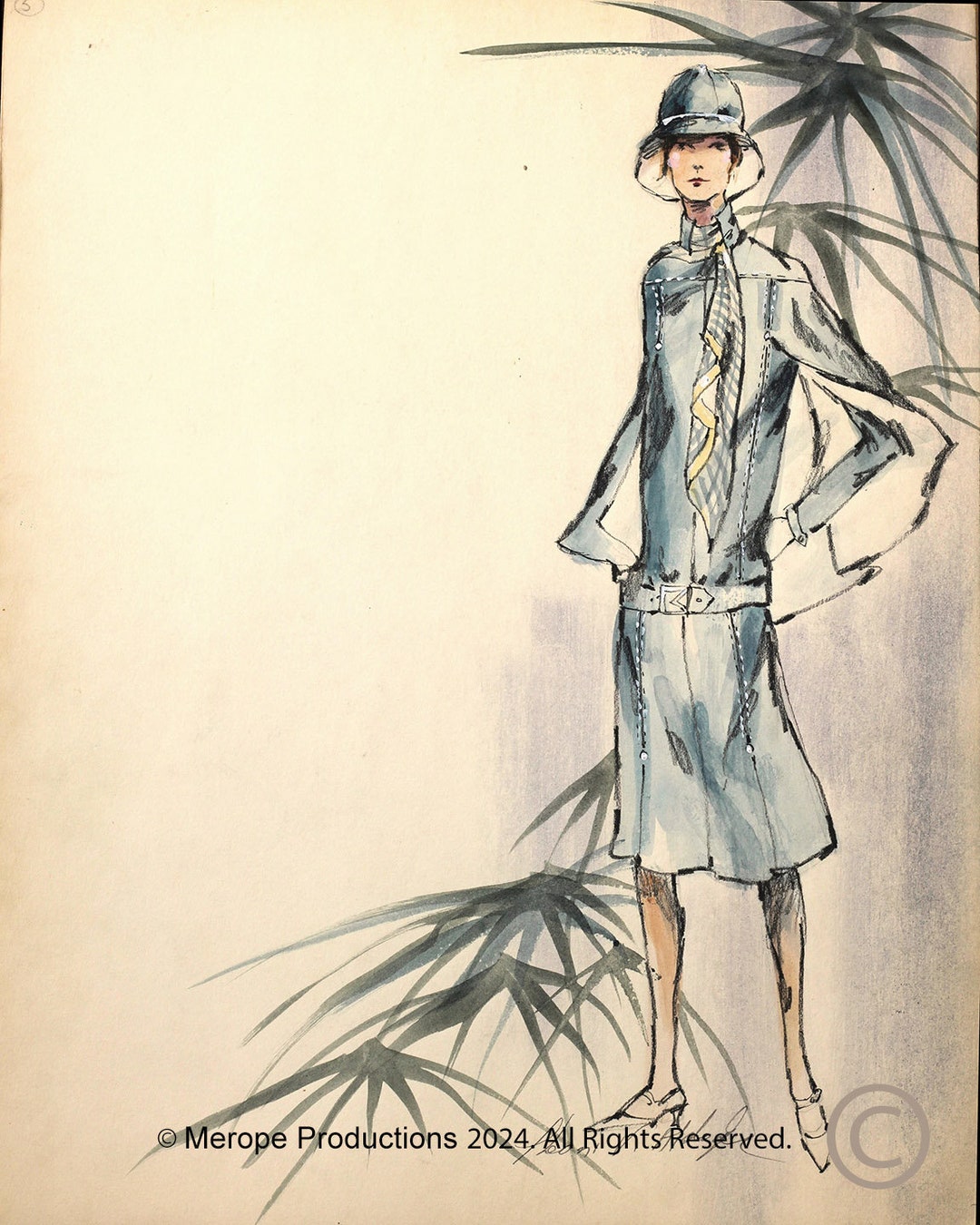 Large Costume Art Prints - the Great Gatsby, Theoni V. Aldredge 1974 ...