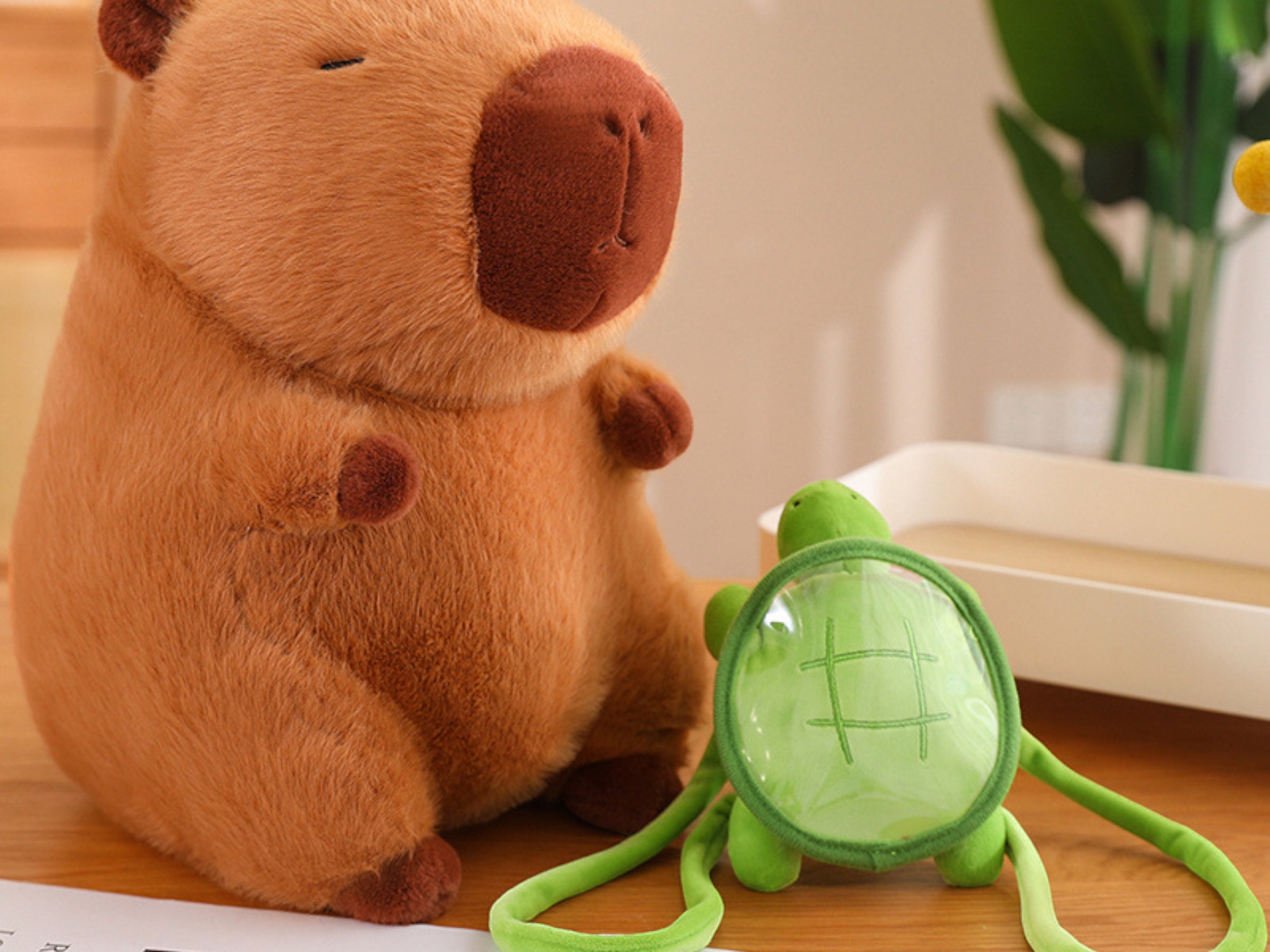 Niedliche große Capybara-Plüsch-Capybara-Stofftier-Dummy-Meerschweinchen-Kreativ-Cartoon-Puppen