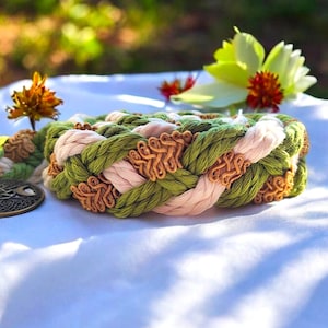 Celtic handfasting cord cotton.Personalized Handfasting Cord.Celtic handfasting.Irish Tradition.Handfasting Ceremony Essential.Viking