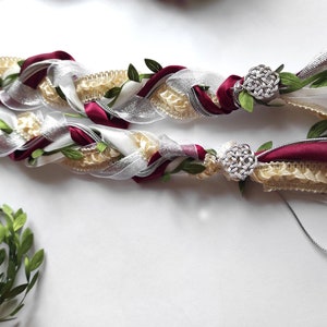 Celtic Handfasting Cord: Satin Wedding Rope With Knot Pendants - Etsy