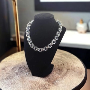 Halten Sie Ihre Nuts auf einer Kettensammlung extra strapazierfähige Geldleine - Sechskantmutter und Chainmaille-Geldbörsenkette