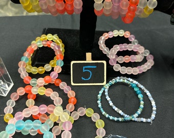 BeadsByC Signature Stretch Bracelets - Unique, Handmade Bead Accessories, Perfect for Stacking or Gifting