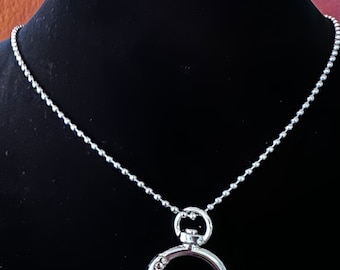 ChainMeUp Collection - Shhh...it's a Necklace -  Stainless Steel Dog Tag Style Chain