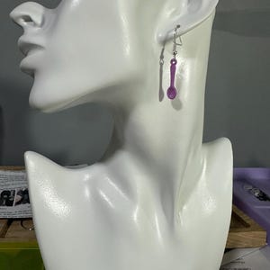 Spoon Earrings Handmade, Low on Spoons Symbolic Jewelry, Perfect Gift for Spoonie Community