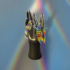 Come on OUT Collection - Stretchy Chainmaille Pride Bracelet