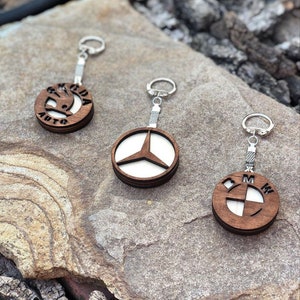 Laser cut vehicle car logo keychains Svg file Glowforge 19 pcs keychain vector template car keychain dxf Cricut vector cnc keychain svg