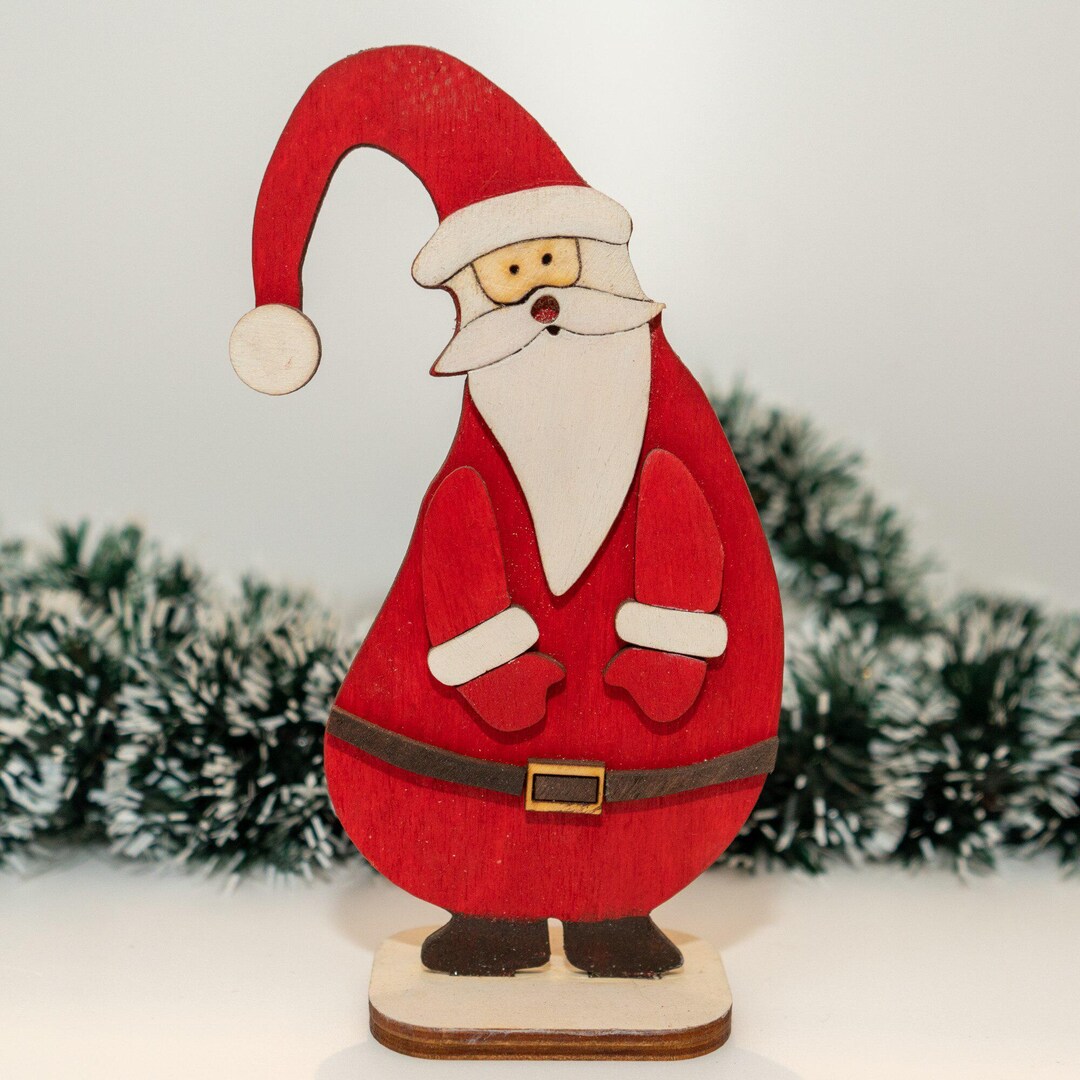 Santa Claus Laser Cut File Svg Dxf Cdr Ai Decoration Laser Cut ...