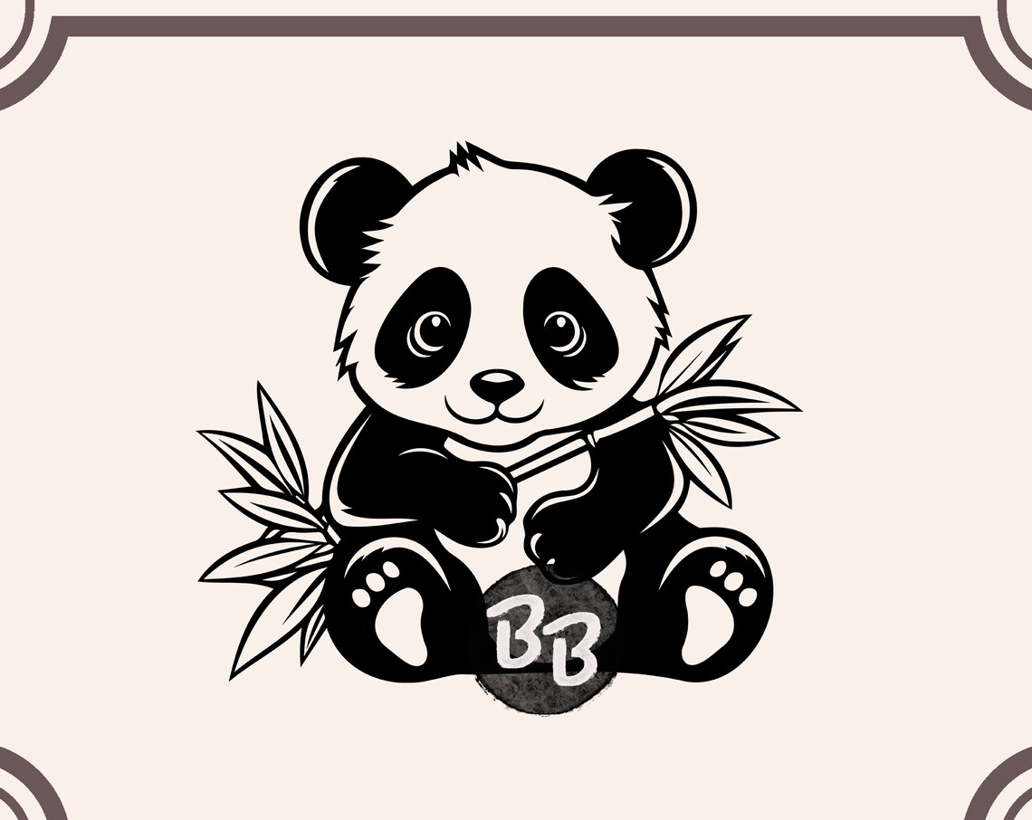 Panda Svg Bundle, Panda Vector Svg, Panda Face Svg, Cute Panda Svg ...