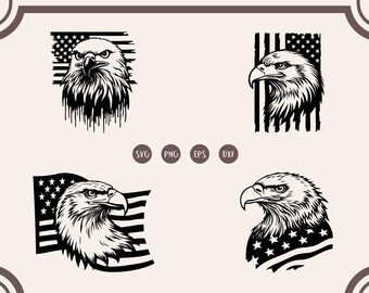 Adler mit amerikanischer Flagge svg, amerikanische Flagge svg, Adler svg, Adler durch Flagge svg, Adler-Shirt, Adler durch svg, 4. Juli svg, png