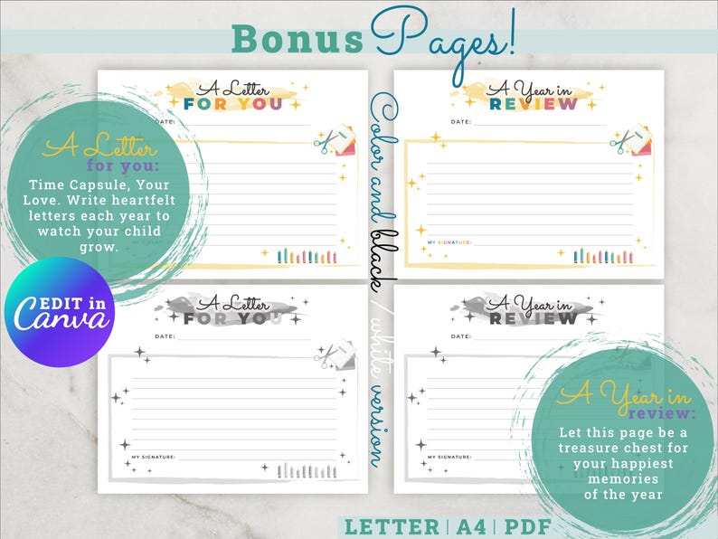 Editable Memory Box Tabs, Printable Folder Tabs, Filing System, File ...