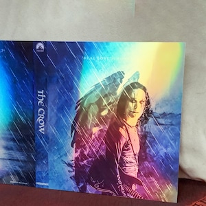 The Crow Ultra 4K Bluray SteelBook KONVERTERING till holografiskt tryck. Fodralinsats.