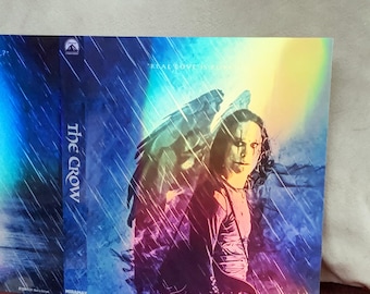 De Crow Ultra 4K Bluray SteelBook CONVERSIE naar holografische afdruk. Inzetstuk hoescover