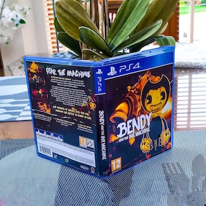 Bendy and the Ink machine boxart & PS4 or PS5 Cover, gloss insert