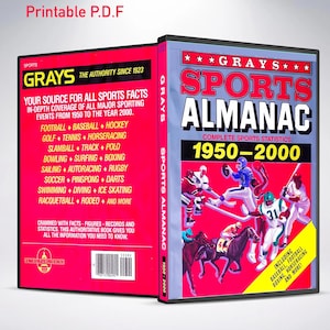 Grays Sports Almanac Back to the future DVD insert for case Printable.