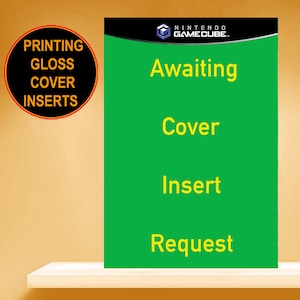 Carátula de caja de Gamecube con impresión brillante. Envío a la UE o EE. UU. Nintendo