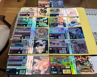 Arte da caixa do Nintendo DS. Escolha qualquer arte de capa ou encarte.