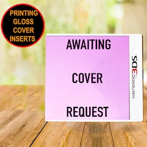 Nintendo 3DS Spielbox Kunst Ersatz - Glanzlaminat Druck Fall Einlage Abdeckung