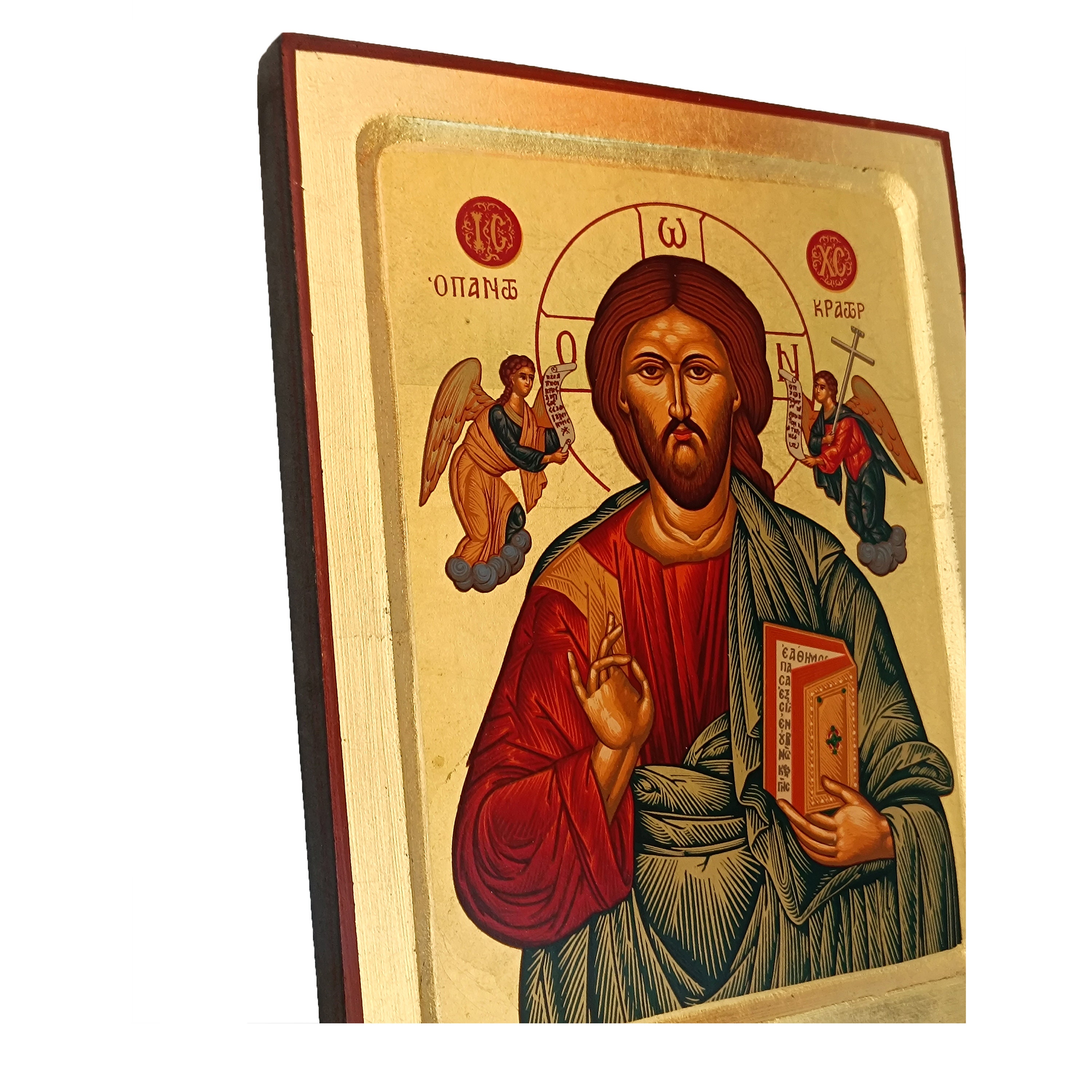 Byzantine Icon of Jesus Christ • Greek Orthodox Icon • Hand Painted ...