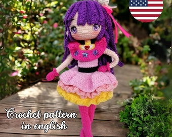 Ai Hoshino PDF Crochet Pattern Amigurumi doll anime ENGLISH
