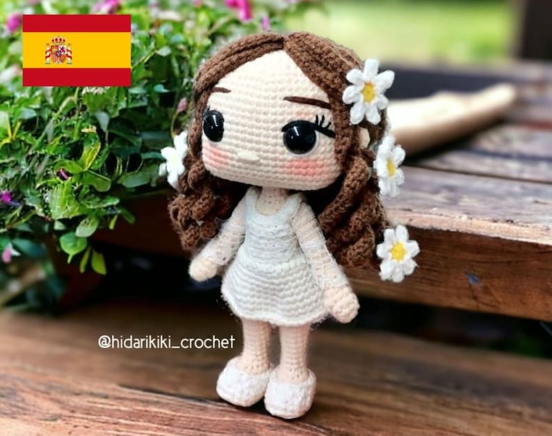 Lana del Rey Love PDF patrón crochet amigurumi ESPAÑOL imagen 2