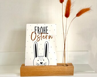 Ostern Mitbringsel Kartenhalter mit Deko