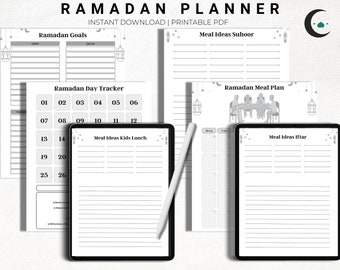 Ramadan Planer, Digitaler Ramadan Planer, Ramadan Planer Printable