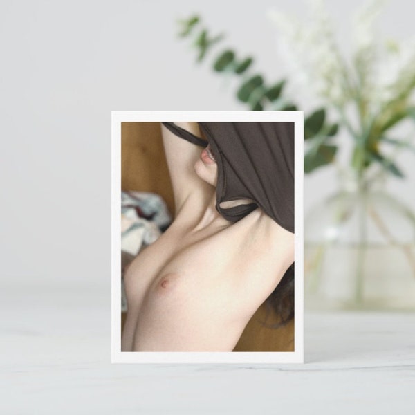 Sensual Nude, Breasts, Erotic, I Want Freedom, Modern Postcard Z141463
