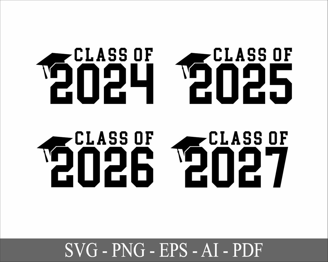 Class of 2024 SVG Class of 2024 Seniors 2024 Svg Dxf Graduation Svg