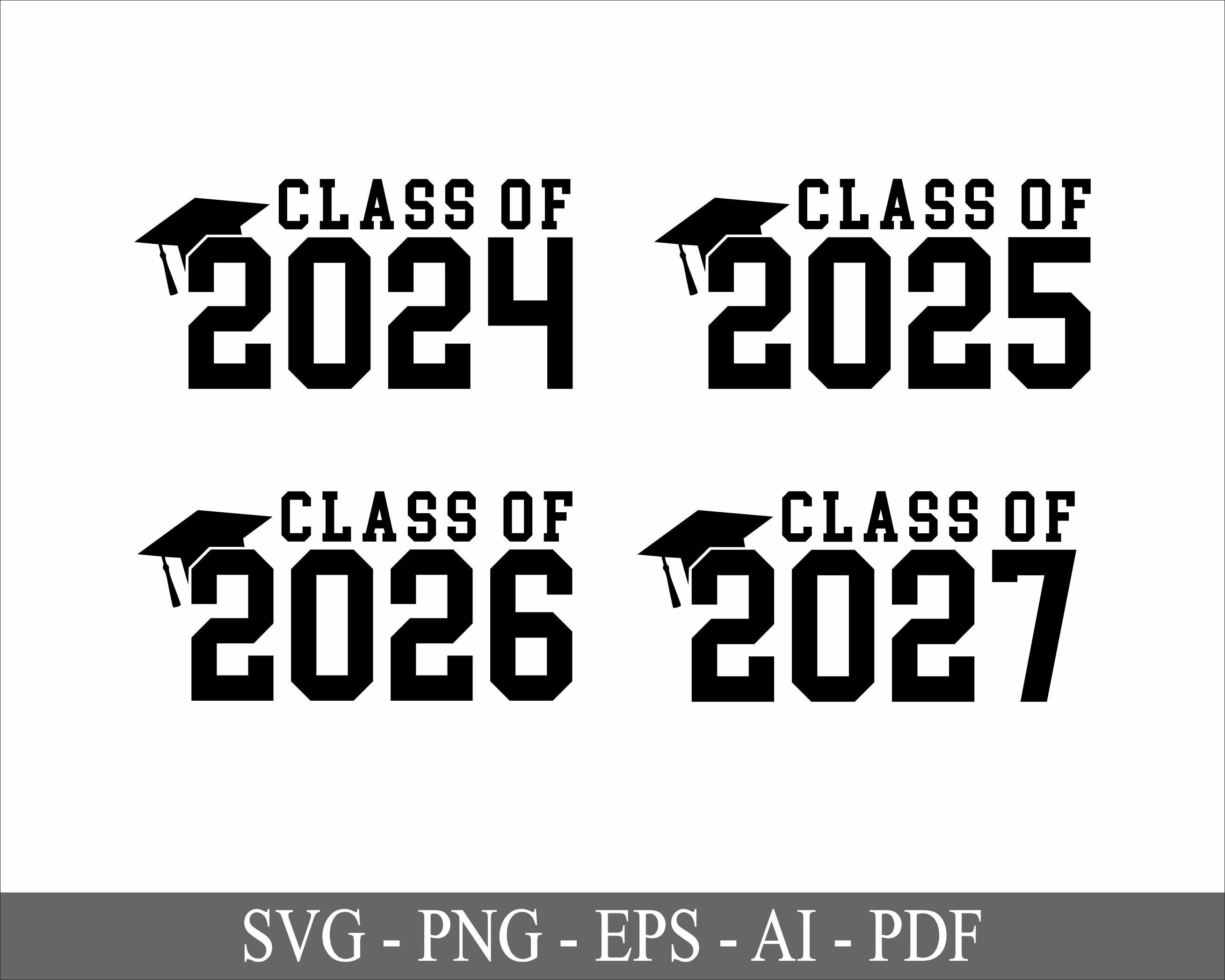 Class of 2024 SVG Class of 2024 Seniors 2024 Svg Dxf Graduation Svg