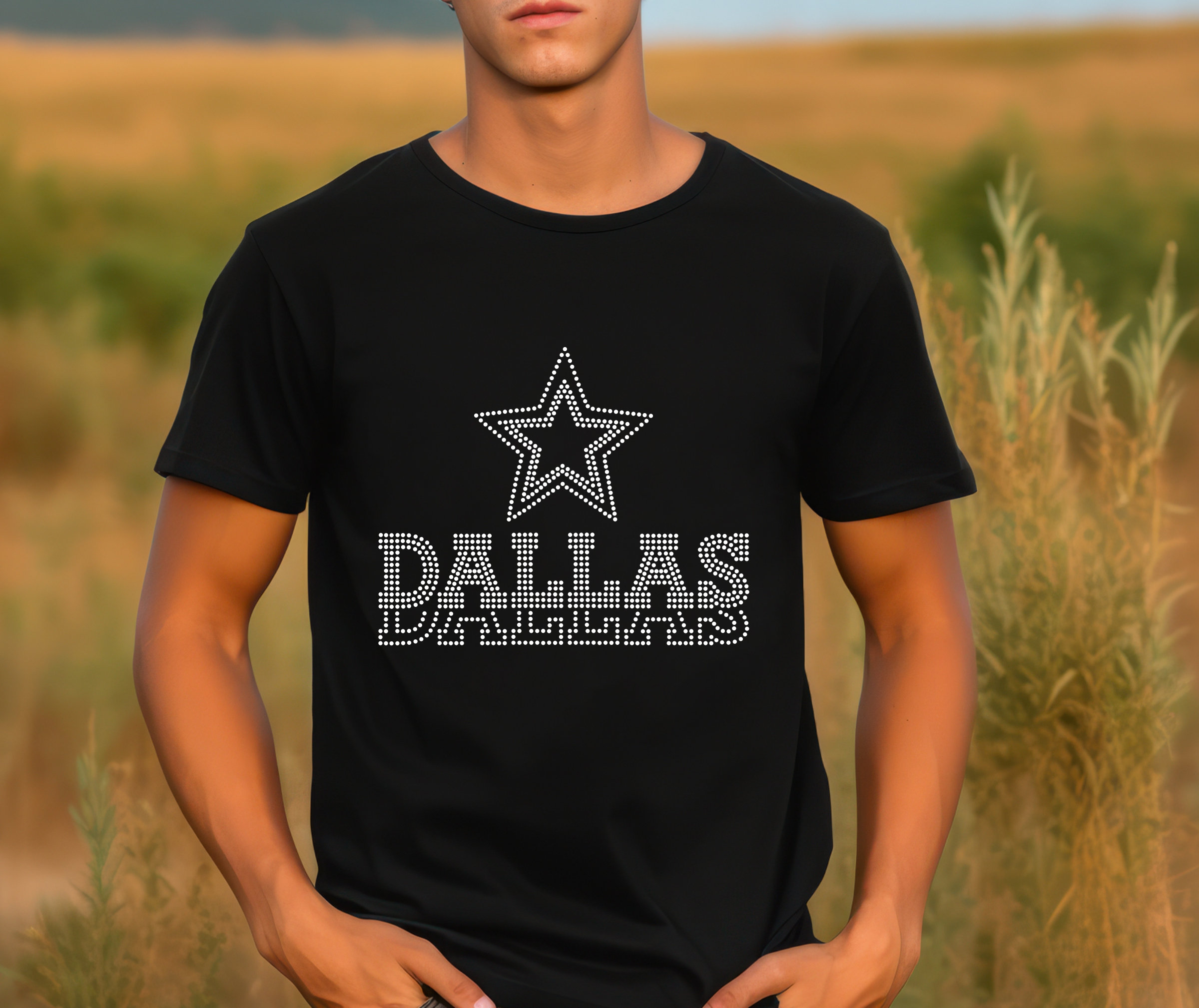 Rhinestone Dallas Template Svg Rhinestone SS10 Dallas Design Png Eps ...