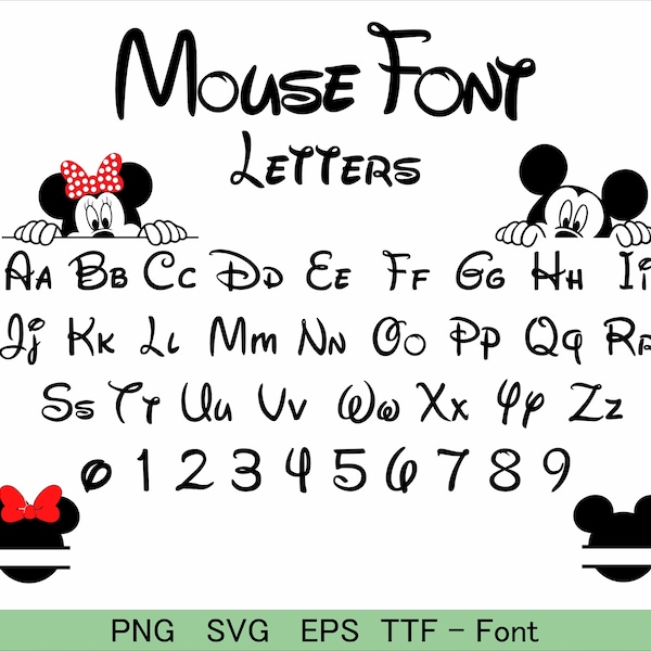 Mickey Mouse Svg - Etsy