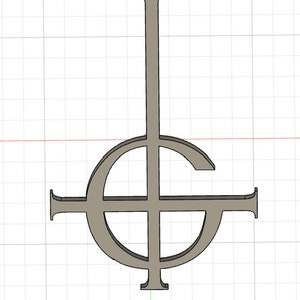 May include: A silver-colored metal pendant in the shape of a circle with a cross inside. The circle has a small loop at the top for attaching a chain.