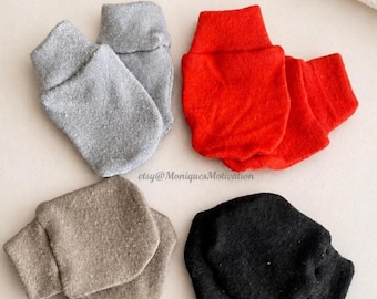 100% Merino Wolle Newborn Scratch Handschuhe