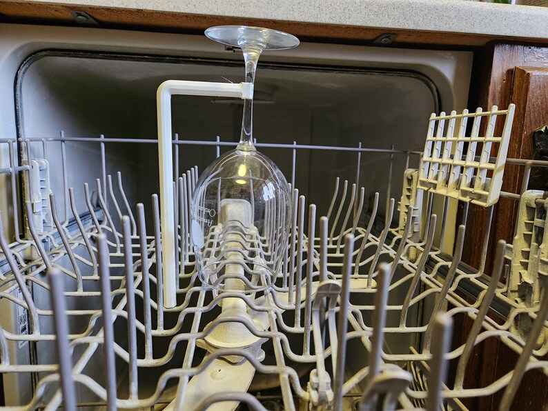 3D Printed Dishwasher Wine Glass Holder, Glassware Organizer Rack for