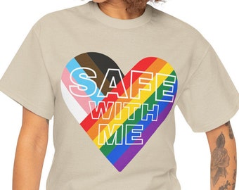 Camiseta LGBTQ+ "Safe With Me": Amor y unidad