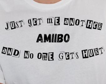 Camiseta divertida de Amiibo: un regalo sarcástico para gamers