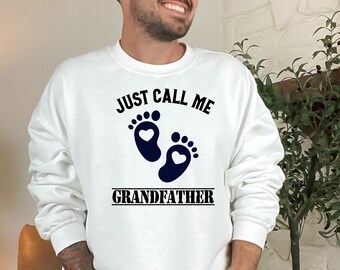 Sudadera con mensaje de abuelo: regalo para nuevos abuelos