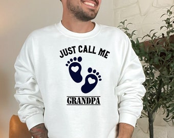 Sudadera con mensaje de "Abuelo": regalo para nuevos abuelos