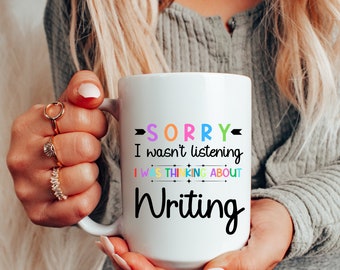 Funny Writing Mug: Sarcastic Gift for Writers - 15 oz Ceramic