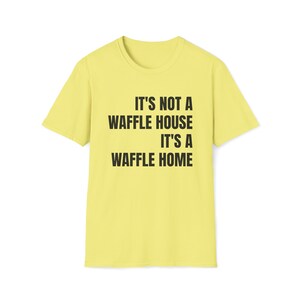 Waffel Home Softstyle Tee | Witziges Unisex T-Shirt Bild 7