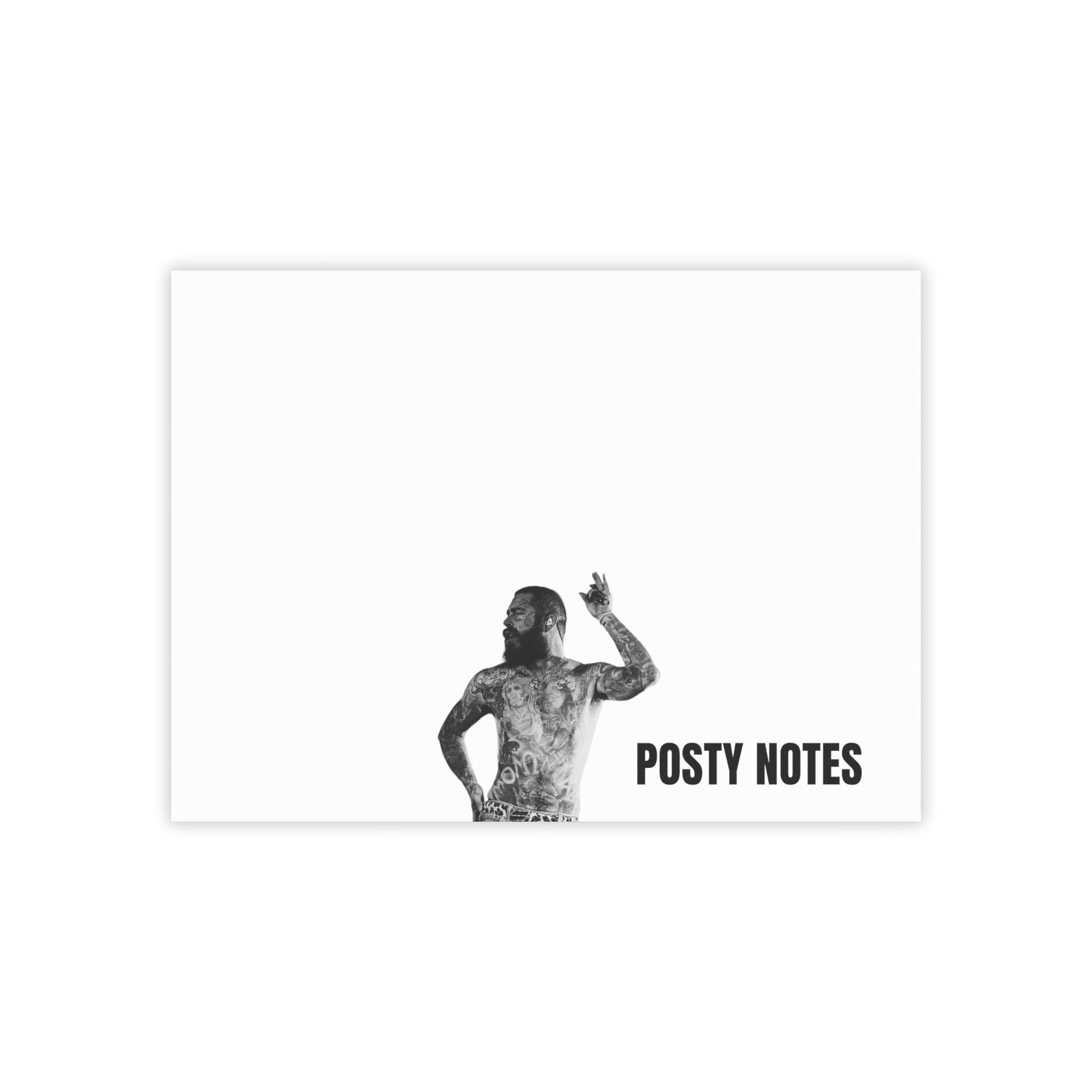 Post Malone Sticky Note Pads | Posty Notes, Punny Gift - Etsy