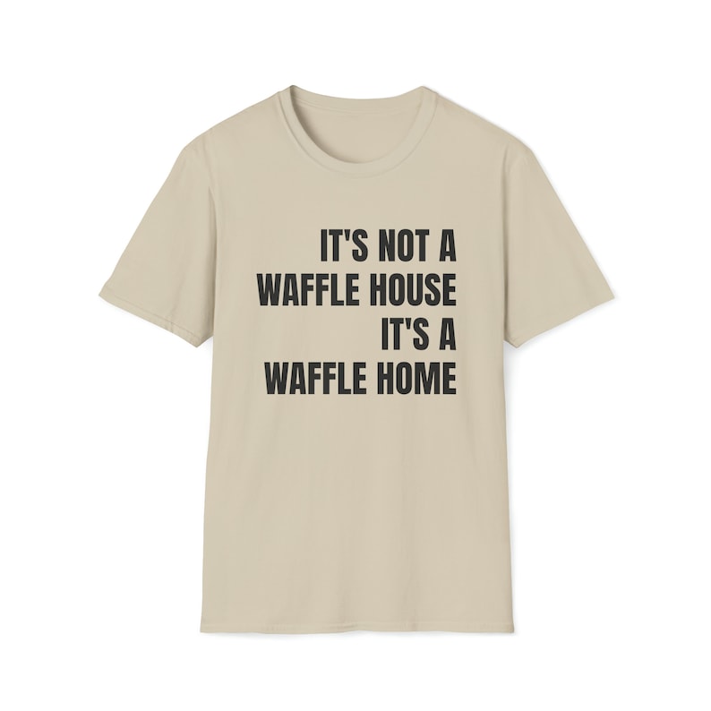 Waffel Home Softstyle Tee | Witziges Unisex T-Shirt Bild 10