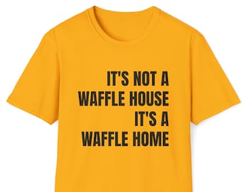 Camiseta Waffle Home Softstyle / Camiseta unisex divertida