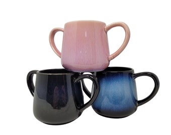 Two Handled Dignity Mugs - 2 Colours to Choose from