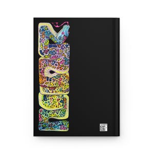 Personalized Rainbow Leopard Ball Python Hardcover Journal, Unique Diary image 6